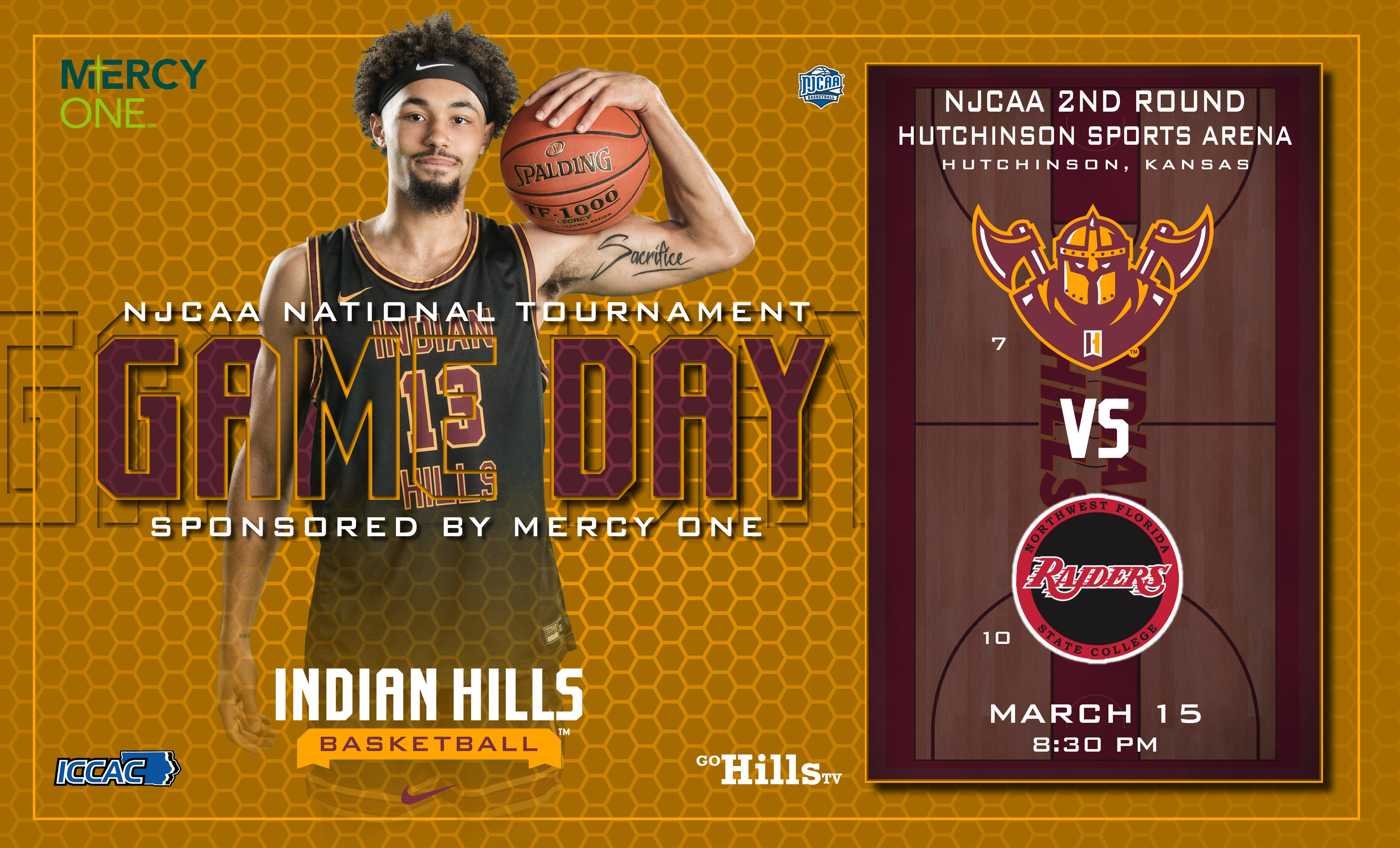 3-15-21 IHCC Men's Basketball vs Northwest Florida State