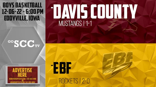 EBF Boys Basketball vs Davis County 1...