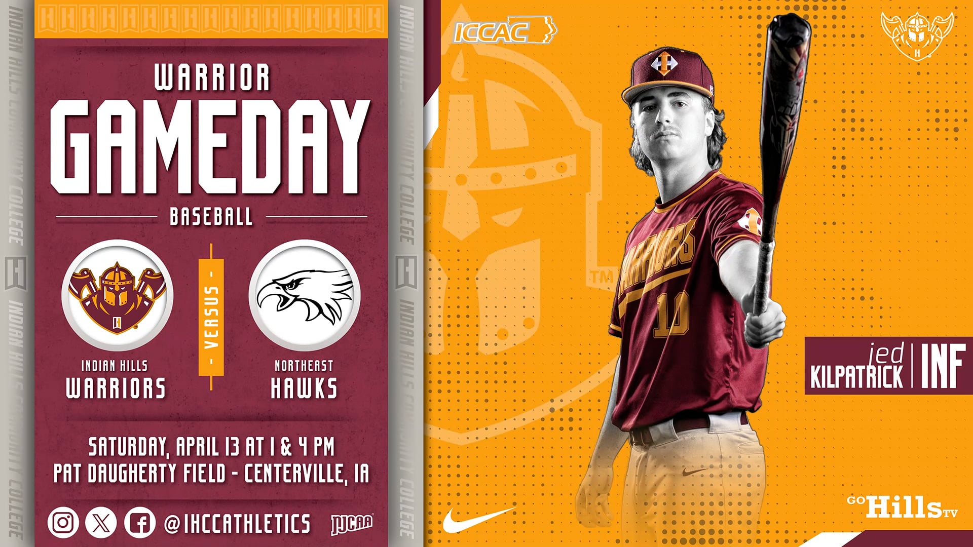 4-13-24 IHCC Baseball vs Northeast Game 2