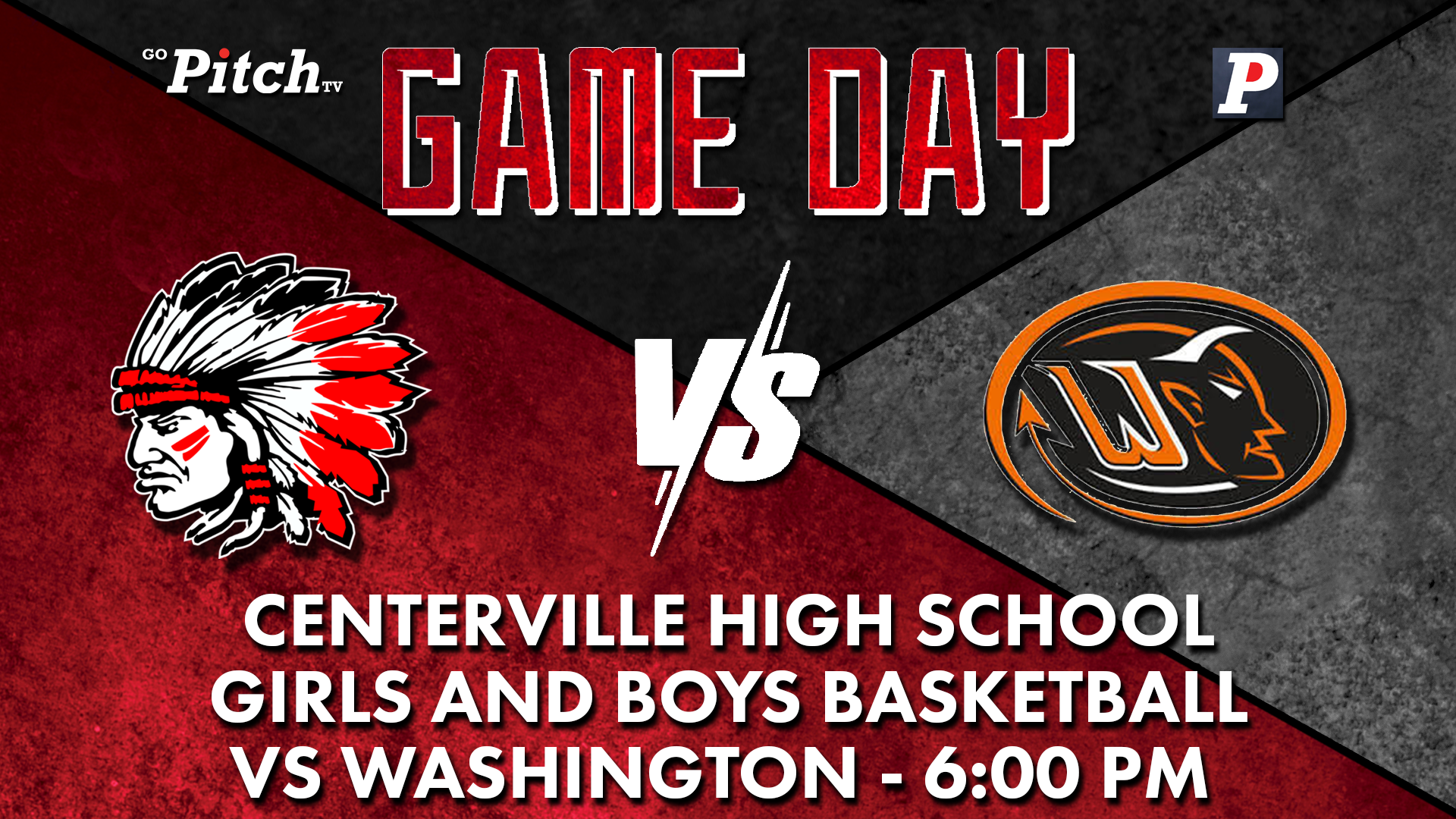 Centerville Boys Basketball vs Washington 12-6-21