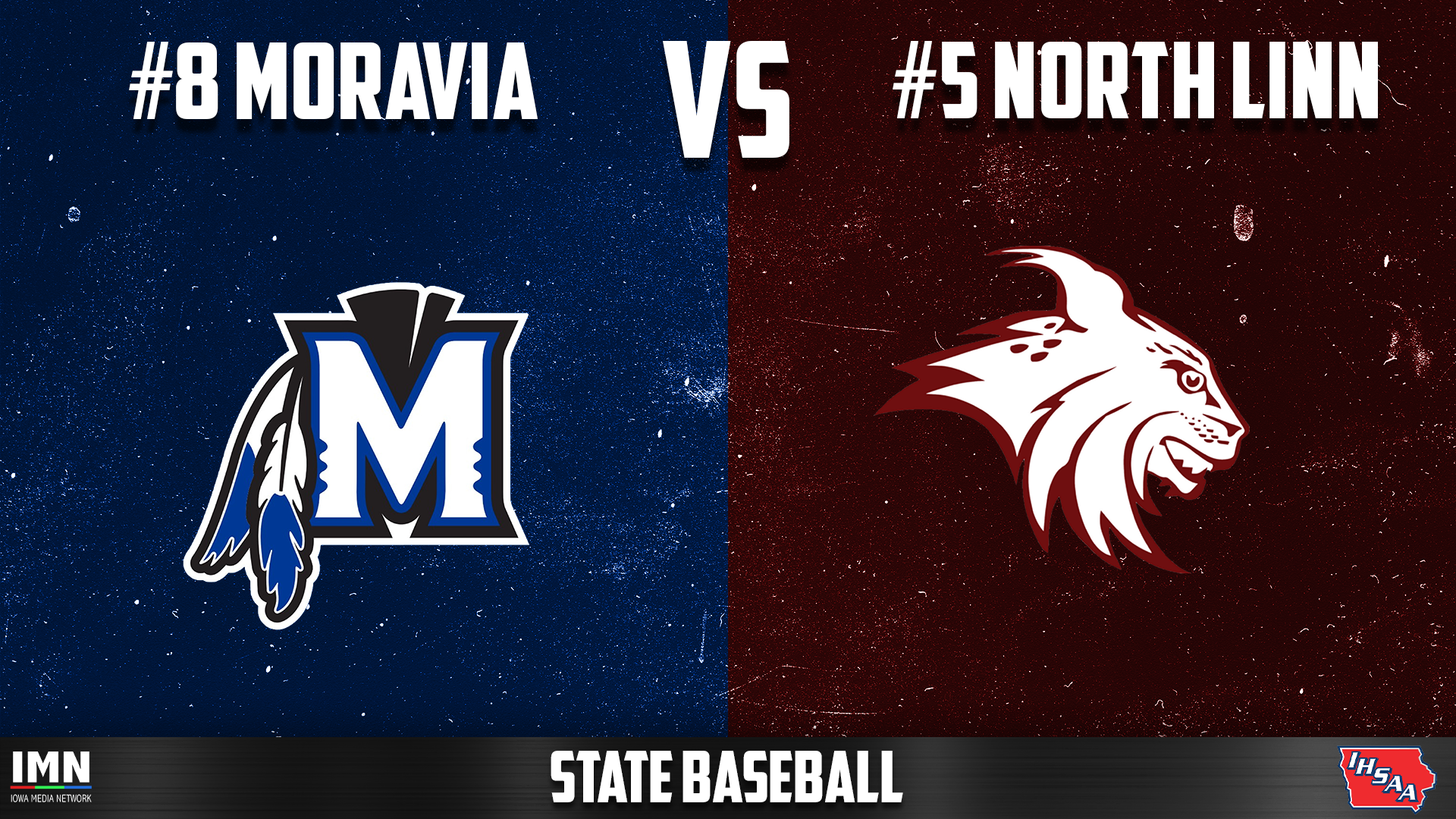 #5 North Linn vs #8 Moravia 1A State Baseball Semifinal 7-22-26
