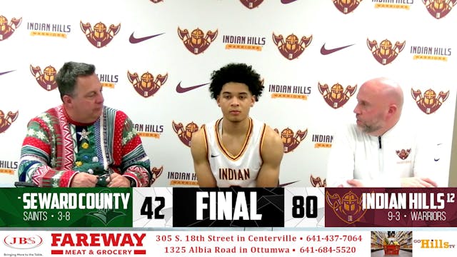 12-14-23 IHCC Men's Basketball vs Sew...
