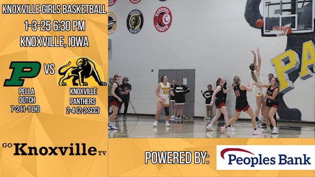 Knoxville Girls Basketball vs Pella 1...