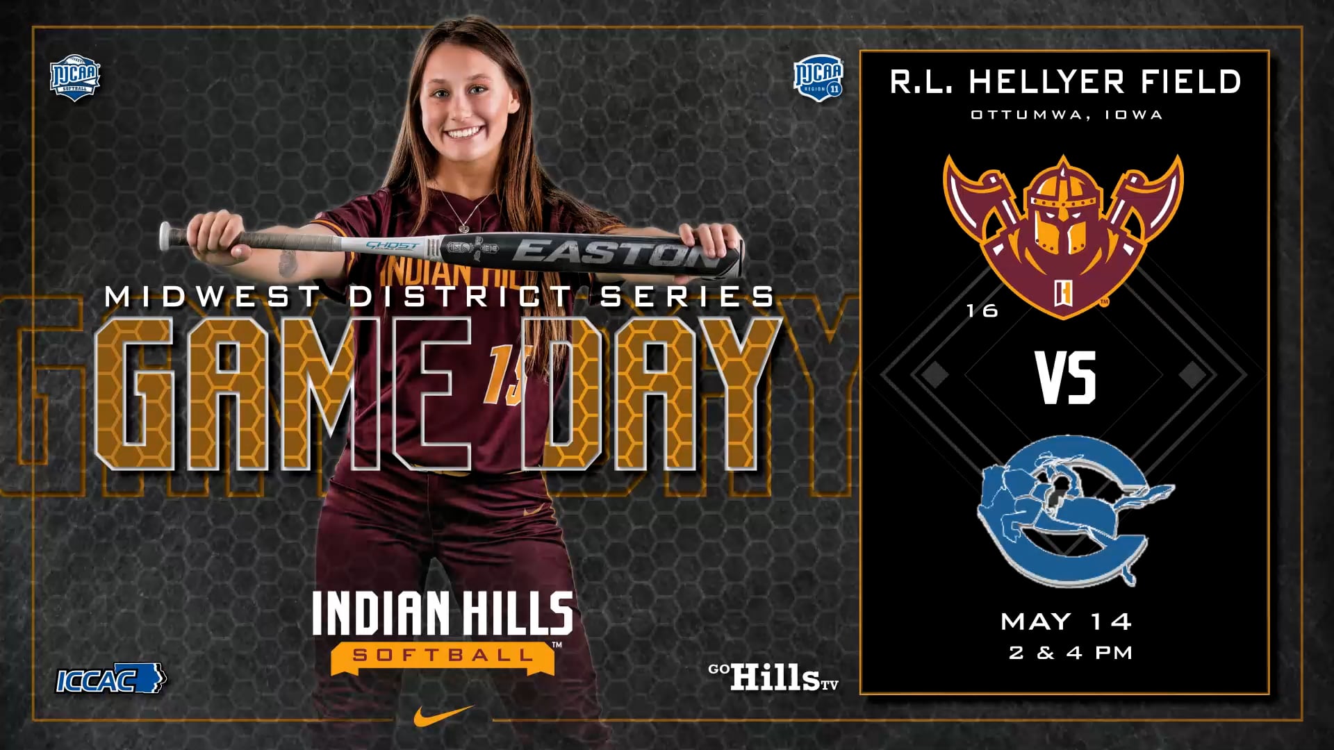 NJCAA Midwest District Tournament 5-13-22 IHCC Softball vs Crowder Game 1