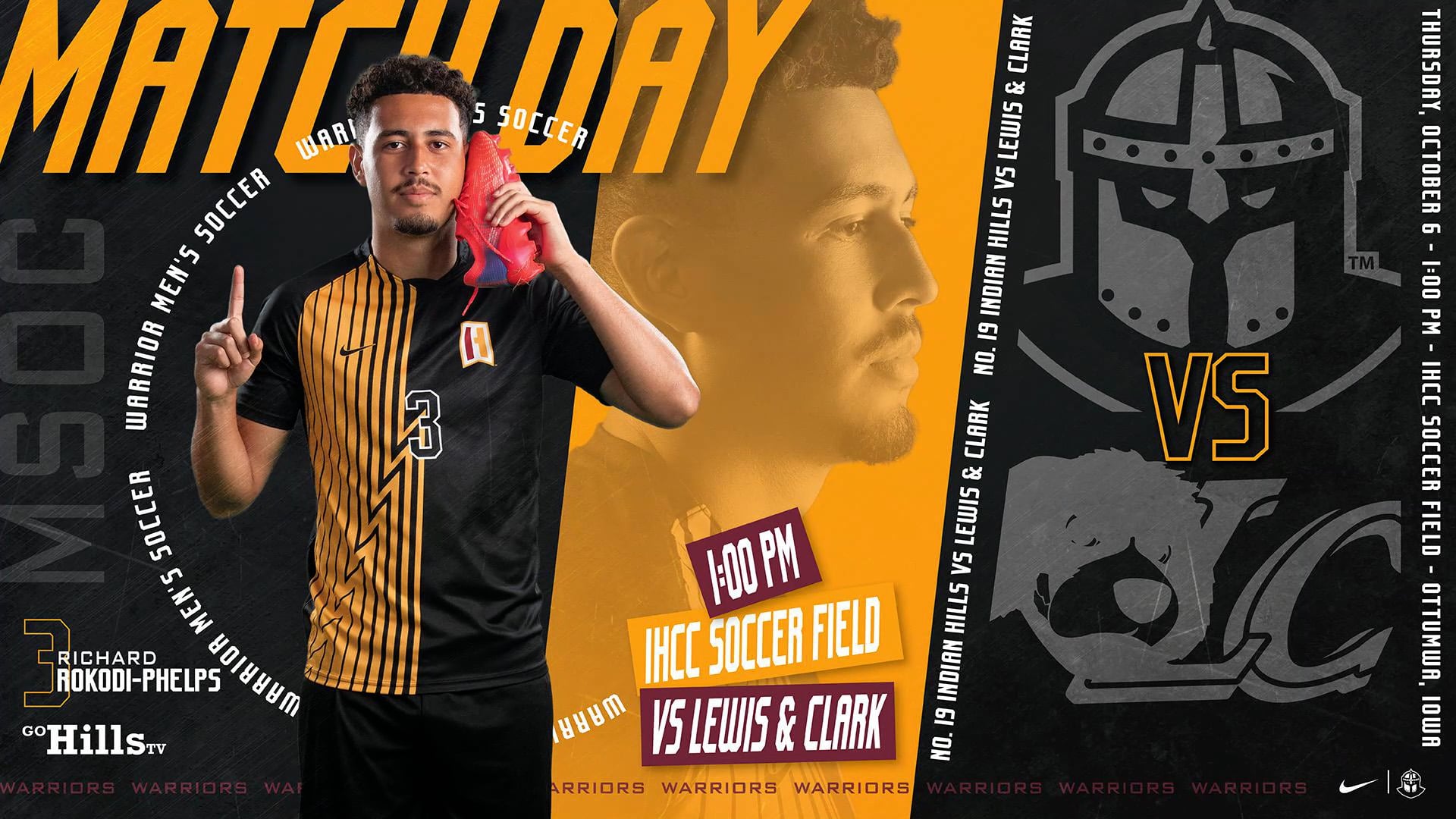 10-6-22 IHCC Men's Soccer vs Lewis & Clark