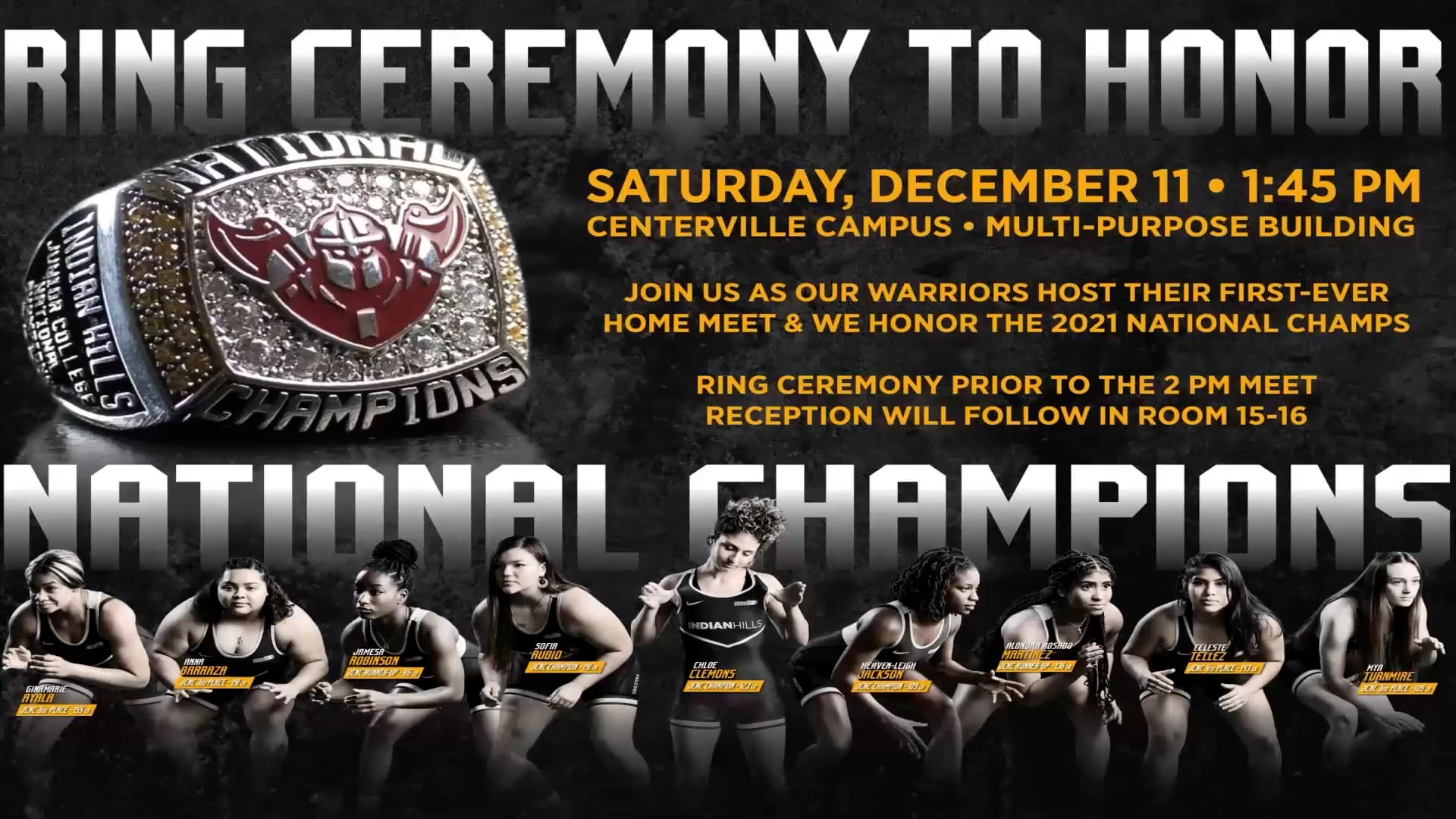 12-11-21 IHCC Women's Wrestling Duals vs Iowa Western-Hastings-Chadron State