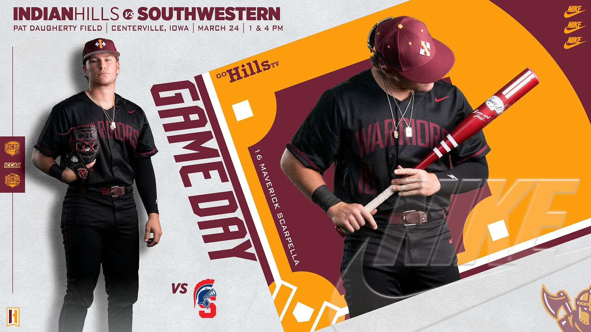 IHCC Baseball vs Southwestern Game 1 3-24-26