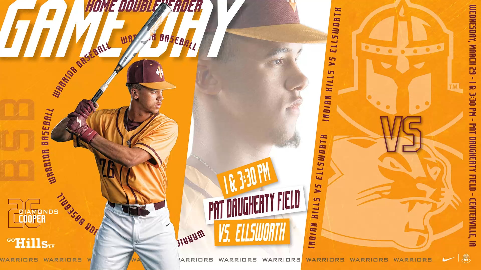 3-29-23 IHCC Baseball vs Ellsworth Game 2