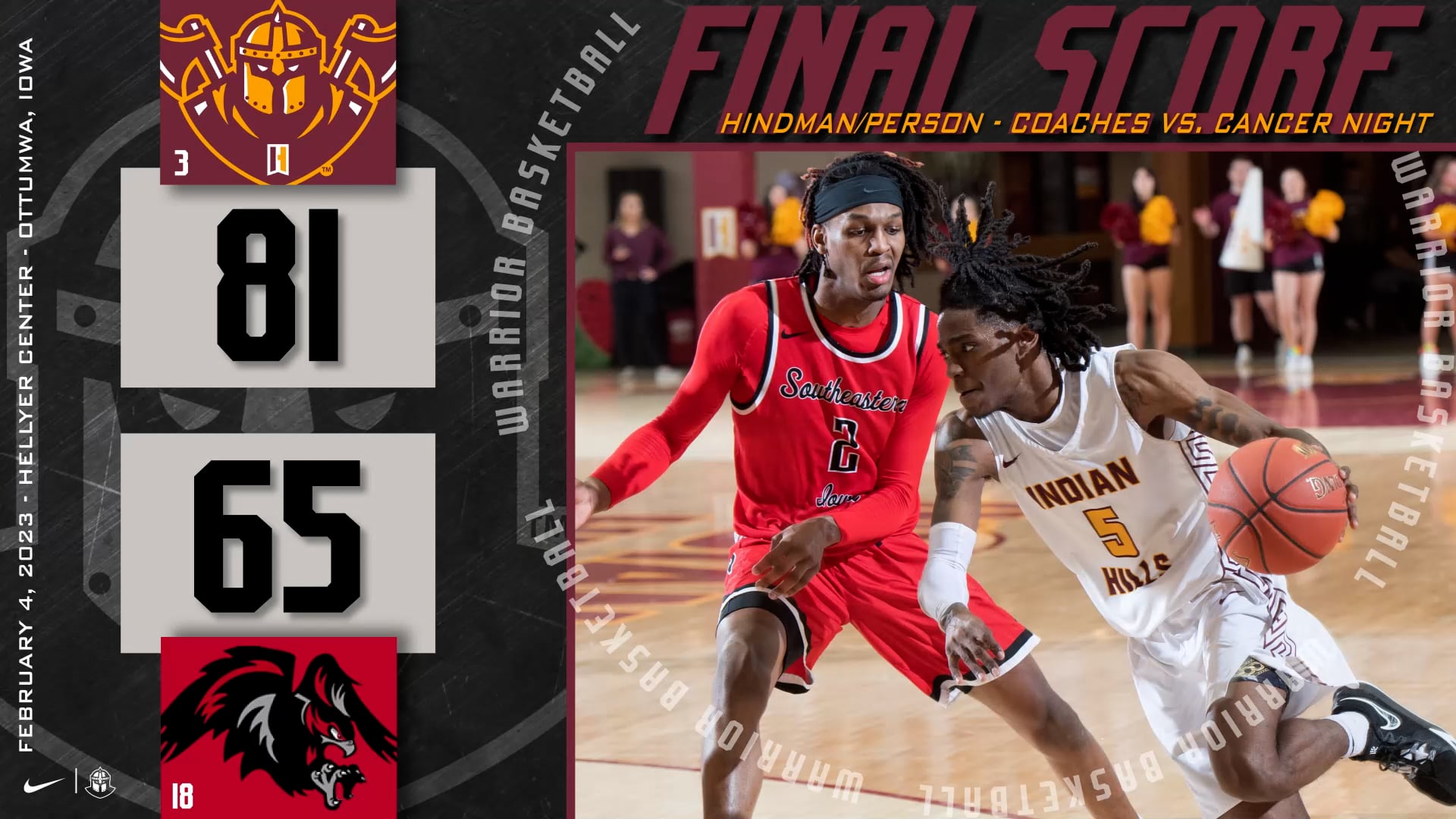 2-4-23 IHCC Men's Basketball vs Southeastern Post Game Interview