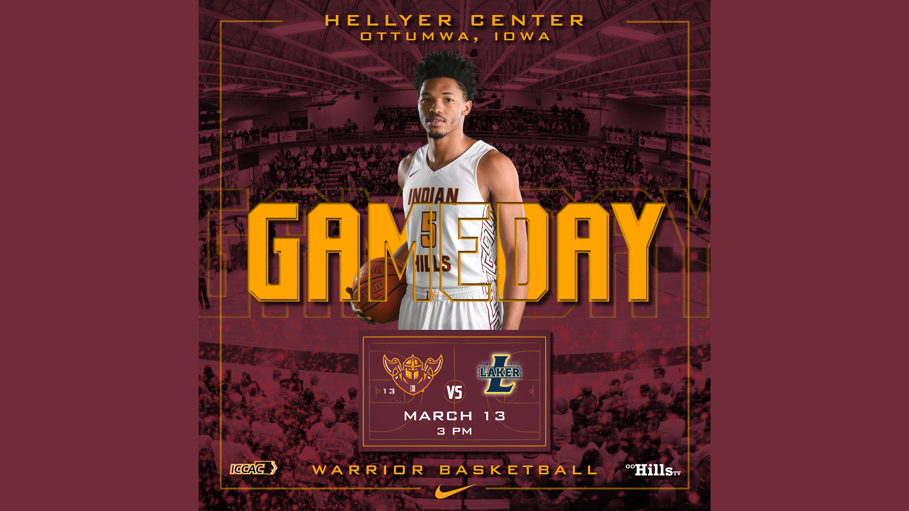 3-13-21 IHCC Men's Basketball vs Iowa Lakes