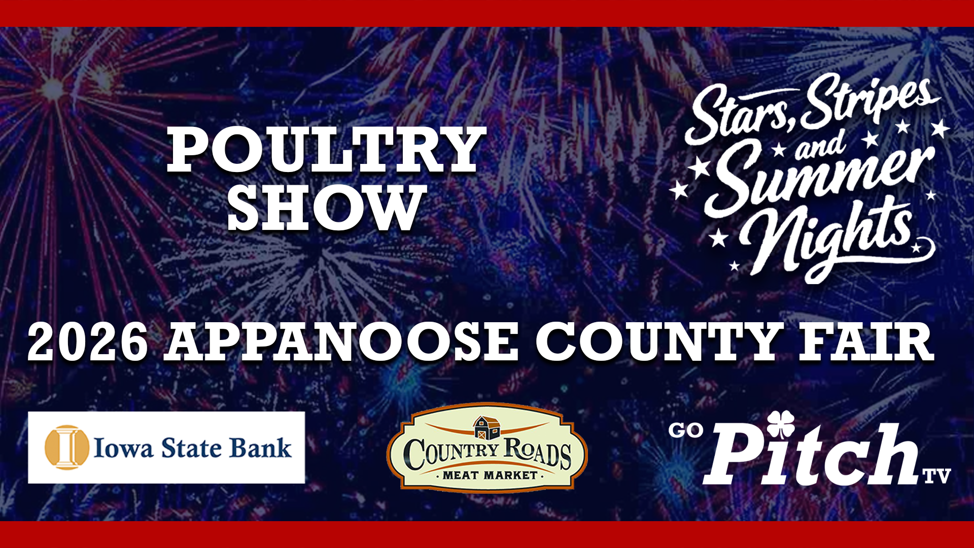 Poultry Show - Appanoose County Fair - 7-21-26