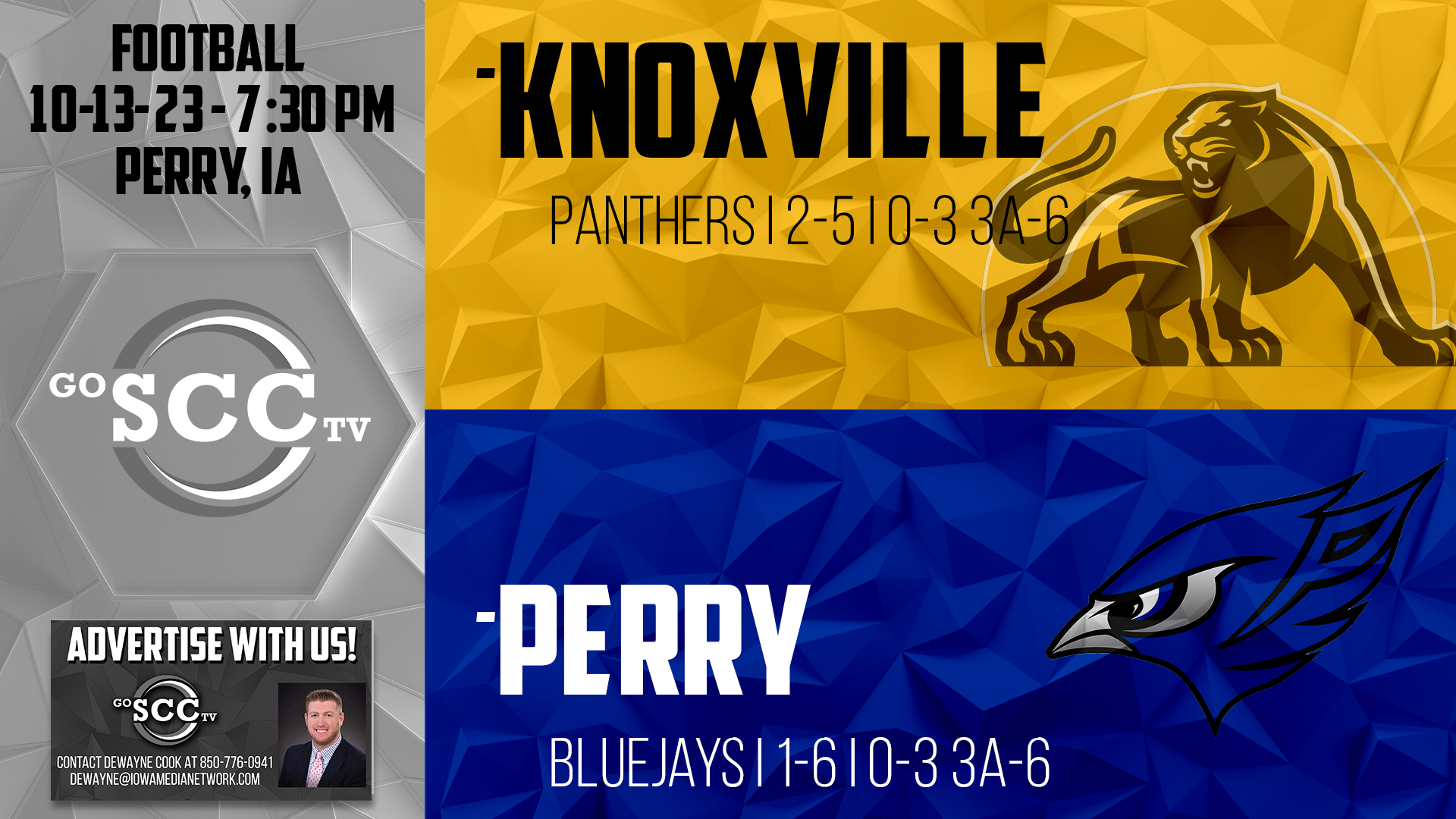 Knoxville Football @ Perry 10-13-23