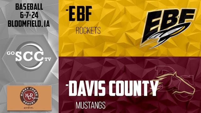 Davis County Baseball vs EBF Game Two...