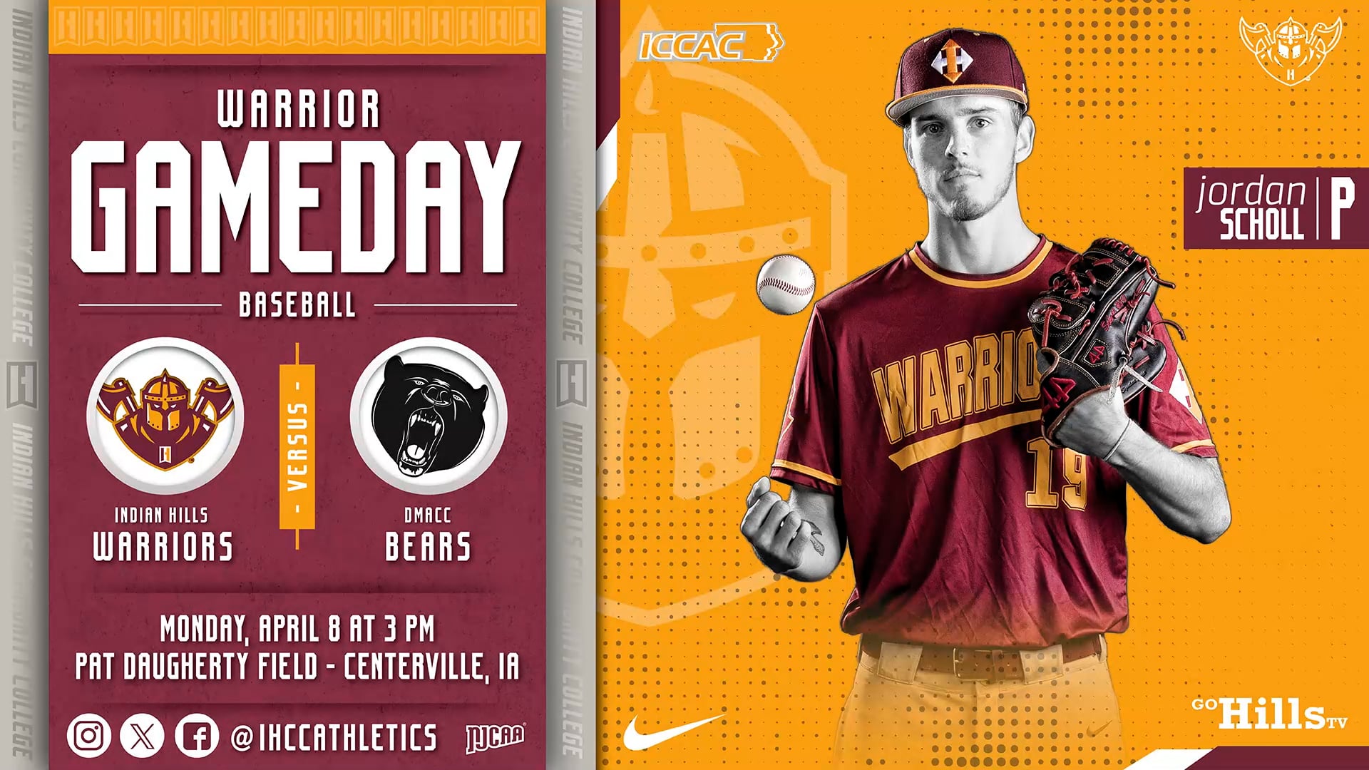 4-8-24 IHCC Baseball vs DMACC