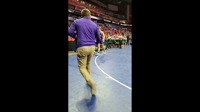 2-16-23 Cardinal's Isaac Cox to the Mat