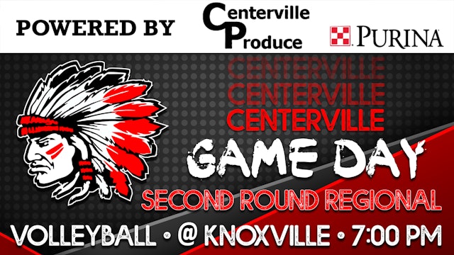 Post Season - Centerville Volleyball at Knoxville 10-21-20