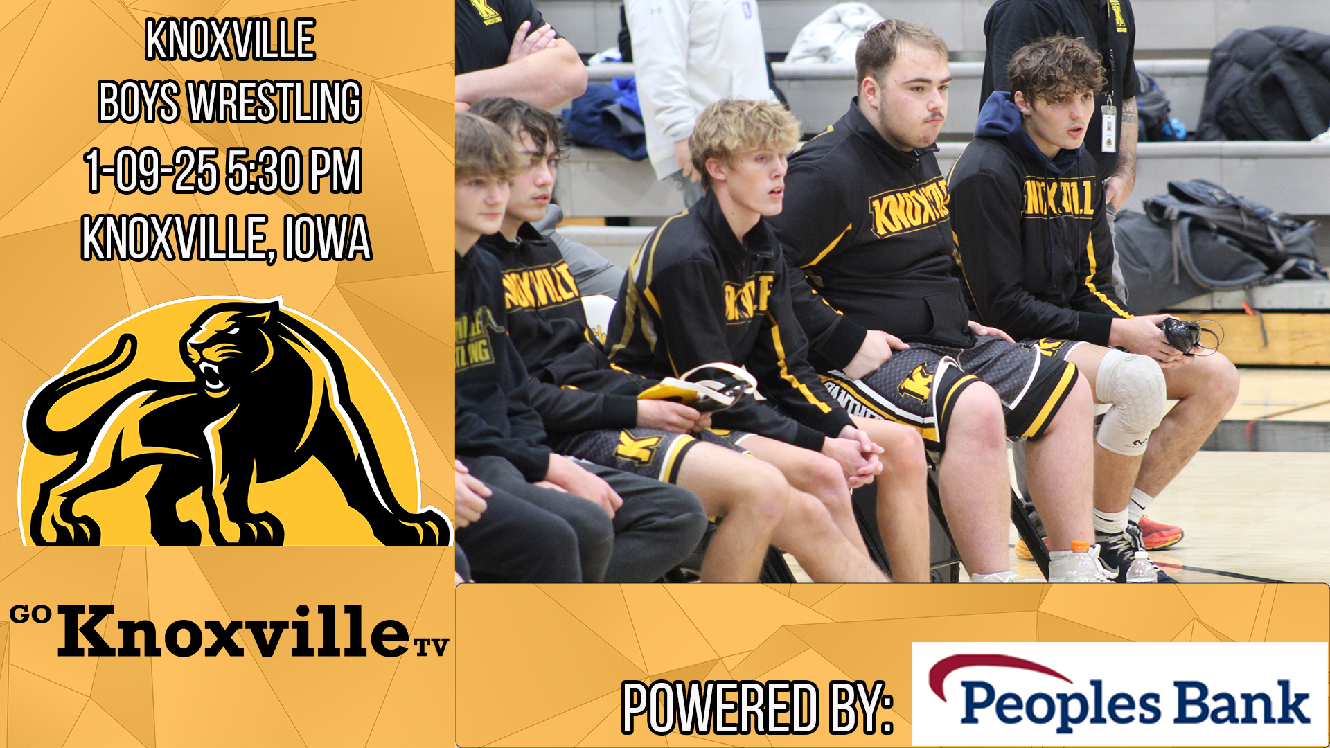 Knoxville Wrestling vs EBF / Cardinal / Albia 1-9-25