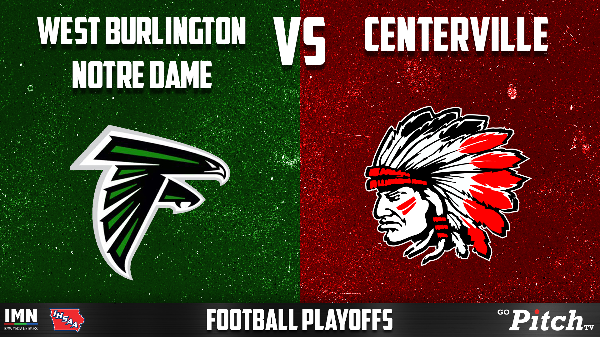 Centerville vs West Burlington Notre Dame Football - Post Season - 10-23-26