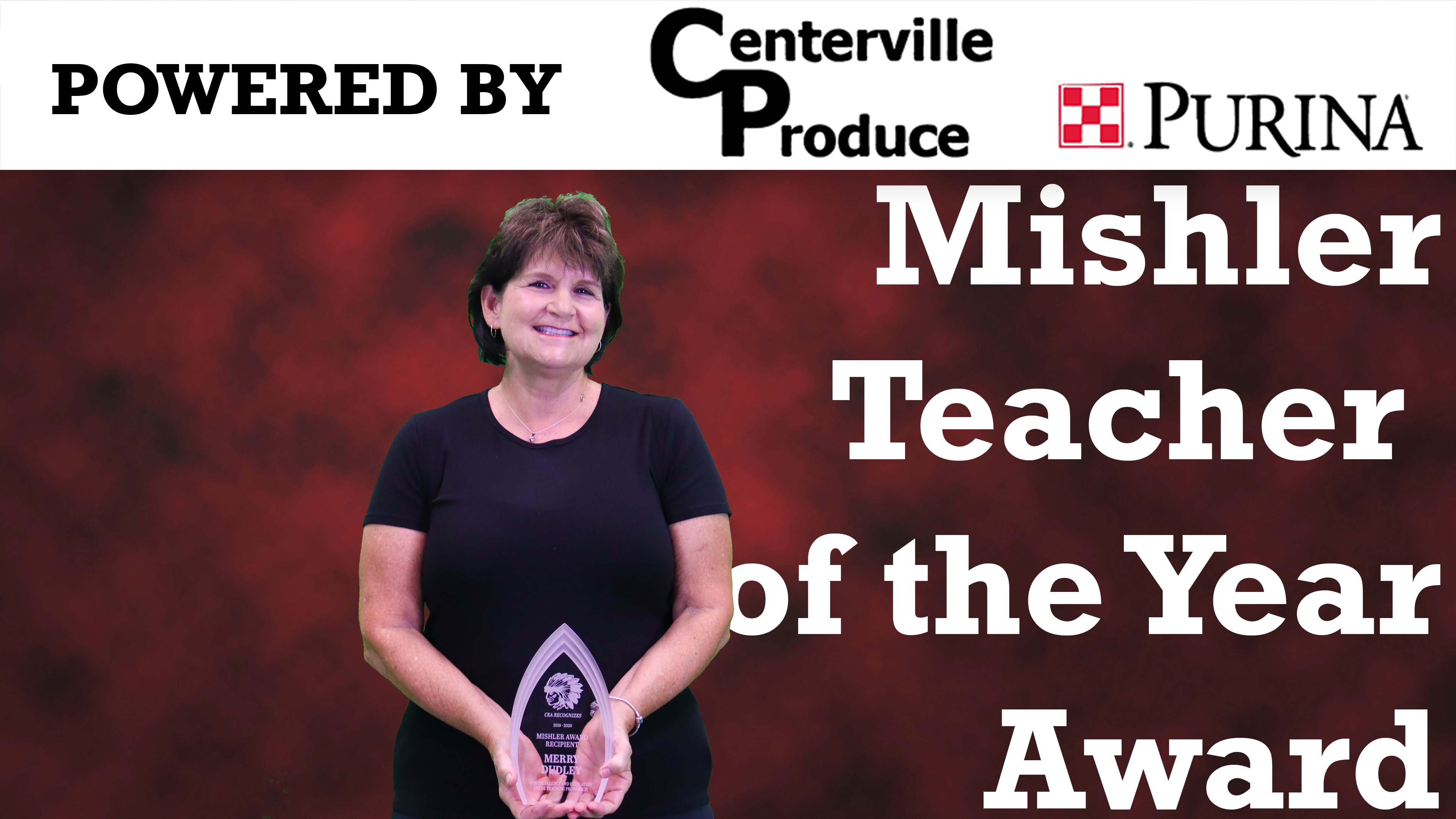 Merry Dudley Receives Mishler Teacher of the Year Award 2020