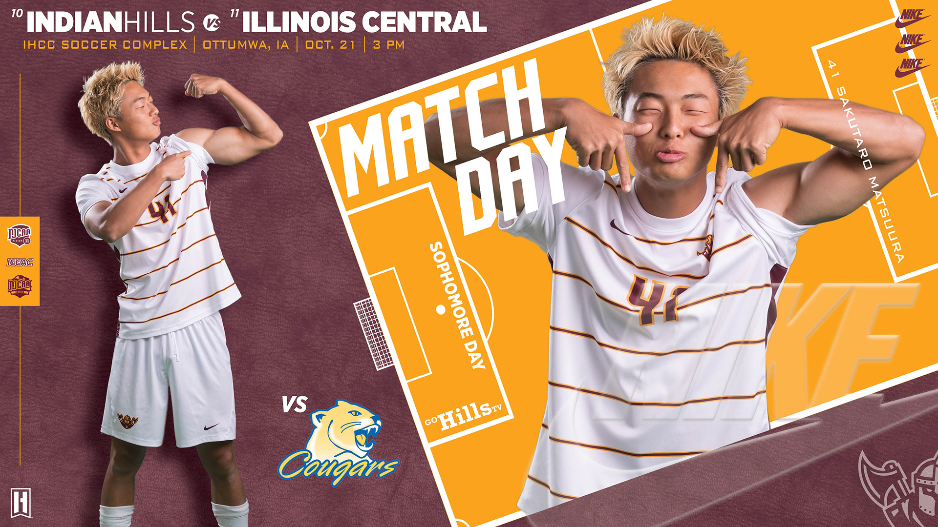 IHCC Men's Soccer vs Illinois Central 10-21-25