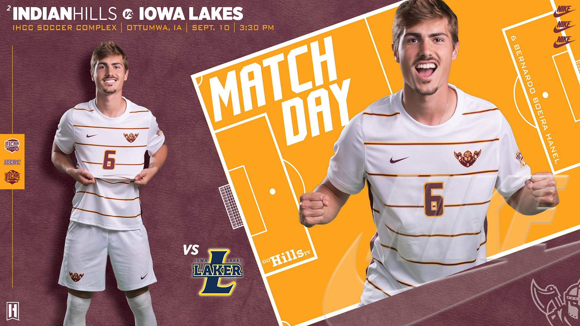 IHCC Men's Soccer vs Iowa Lakes 9-10-25