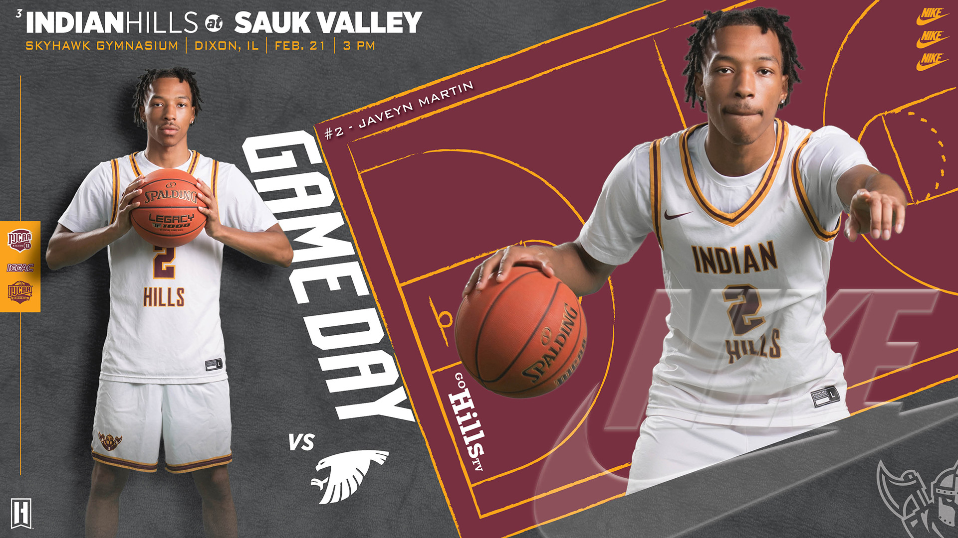 IHCC Men's Basketball @ Sauk Valley 2-21-26