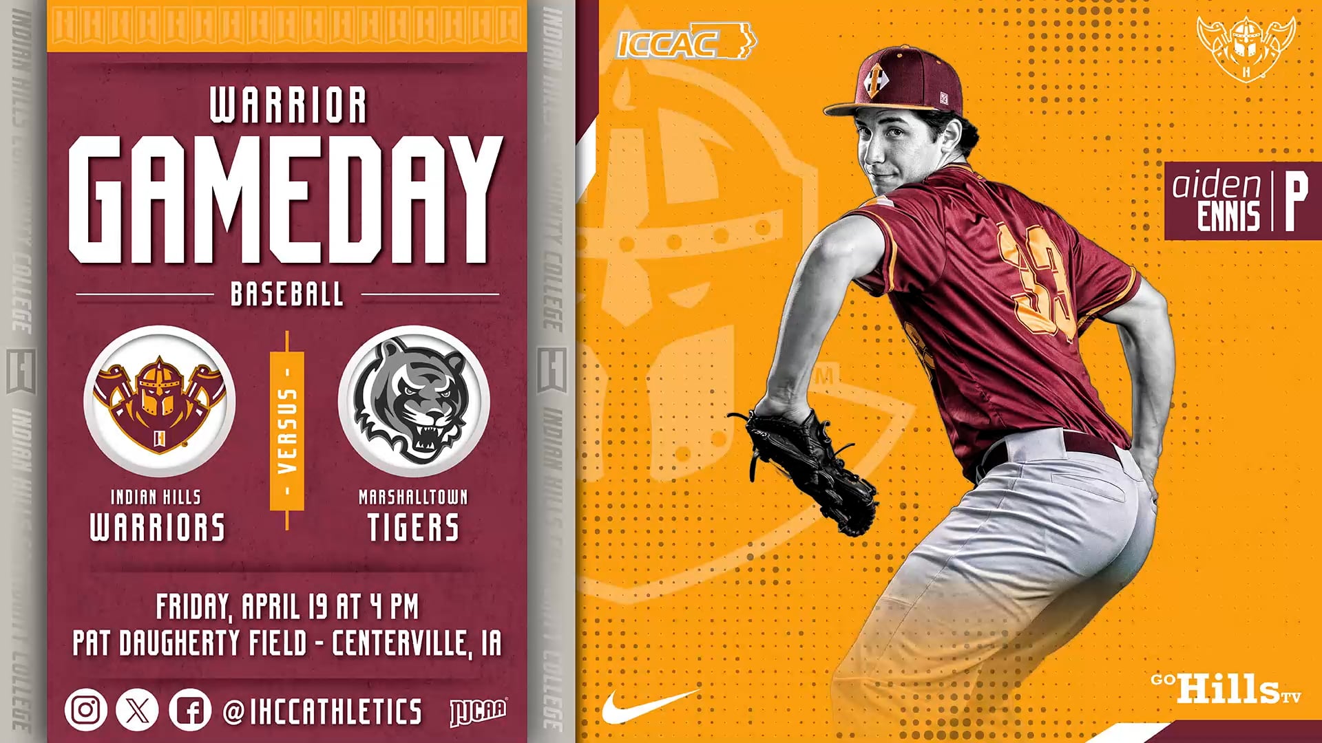 4-19-24 IHCC Baseball vs Marshalltown