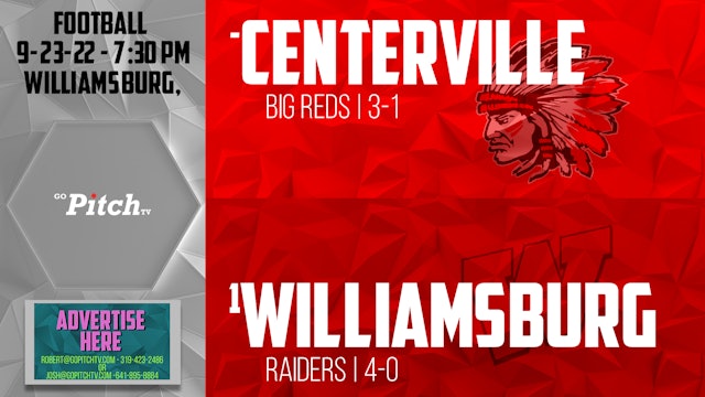 Centerville Football at Williamsburg 9-23-22 - Part 3