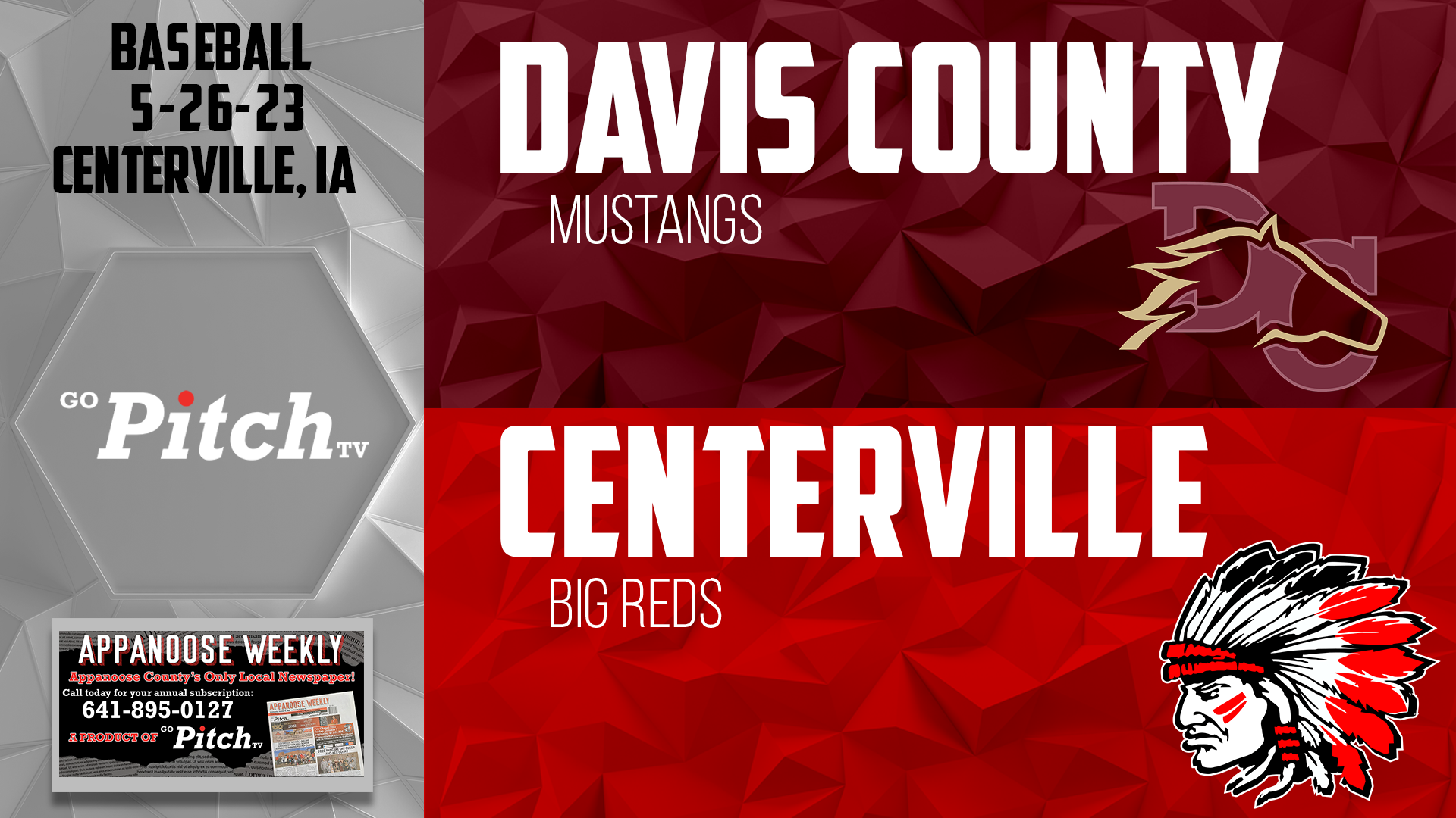 Centerville Baseball vs Davis County 5-26-23