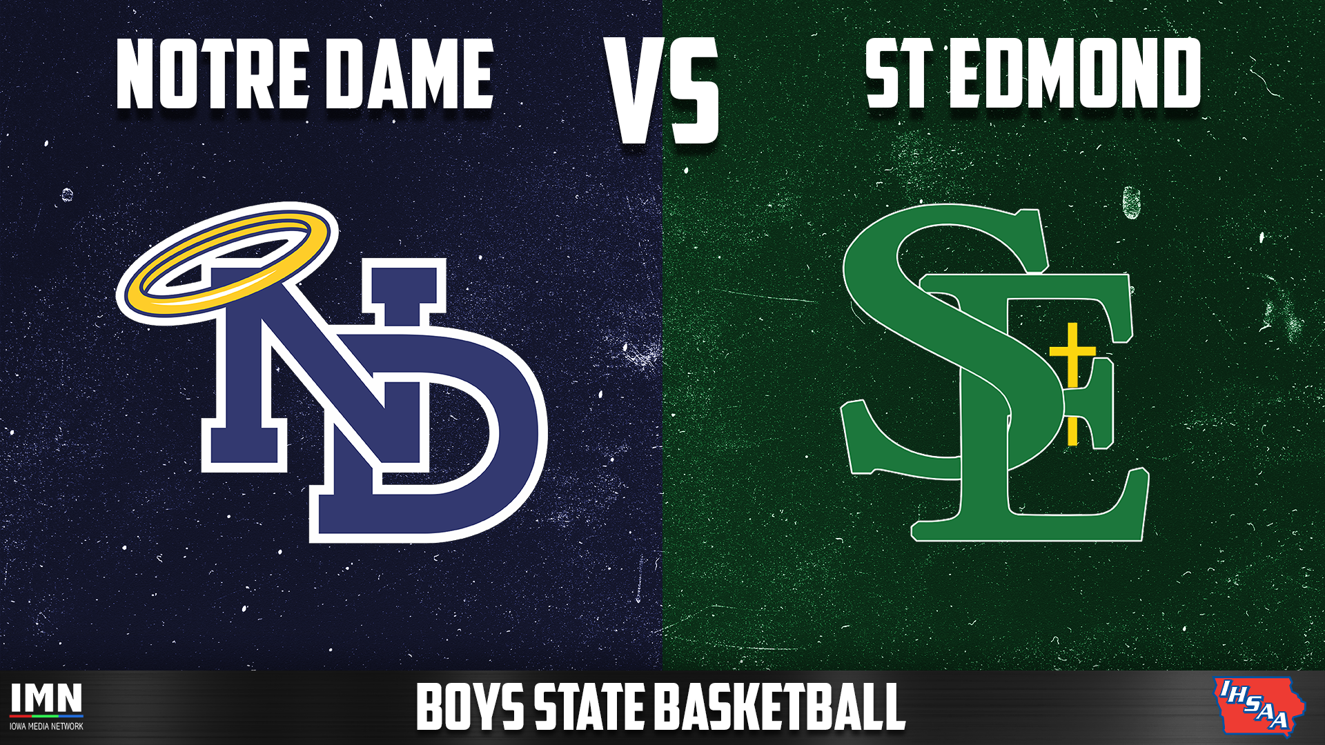 #1 St Edmond vs #4 Notre Dame 1A State Basketball Semifinal - 3-12-26