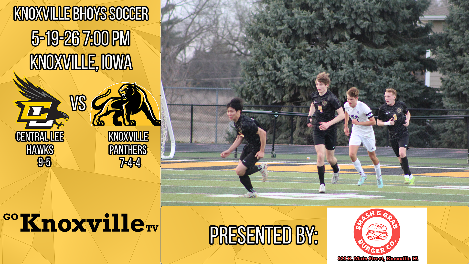 Knoxville vs Central Lee Boys Soccer 5-19-26 POST SEASON