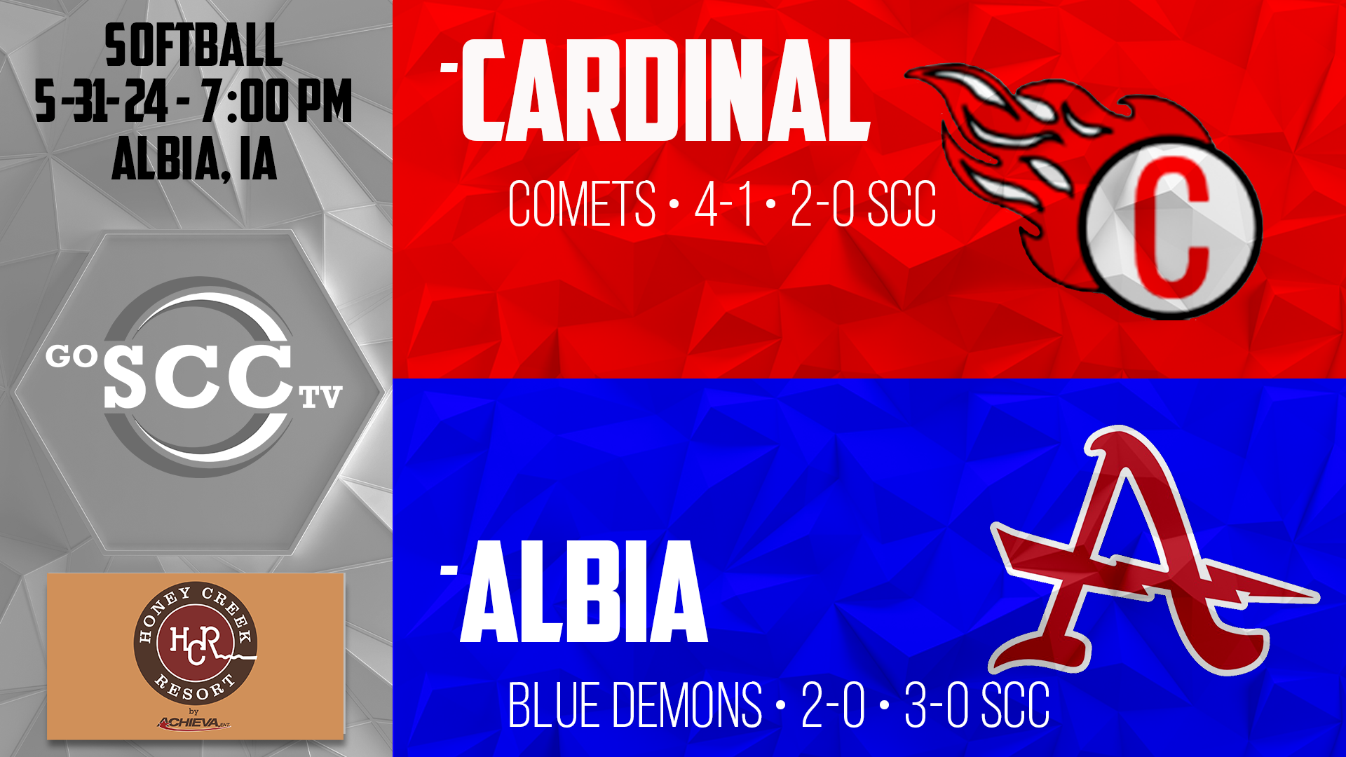 Albia Softball vs Cardinal-5-31-24