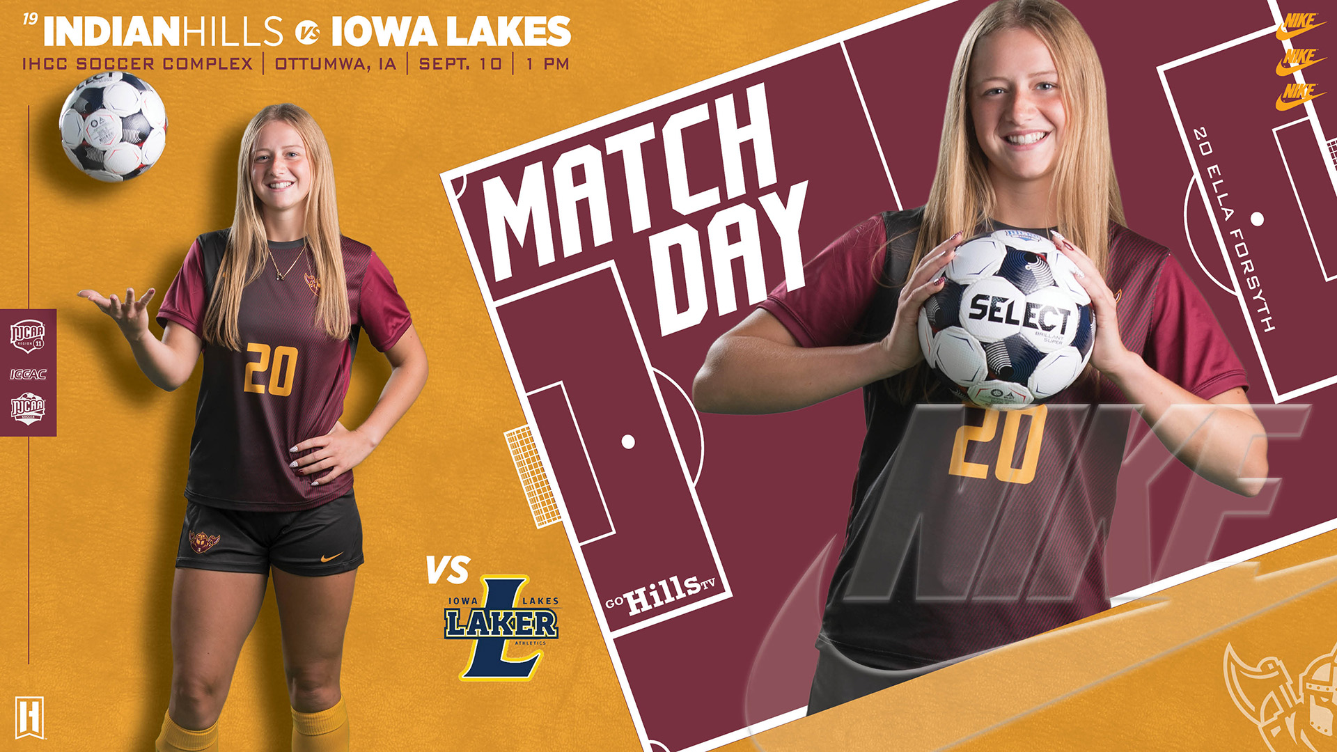 IHCC Women's Soccer vs Iowa Lakes 9-10-25