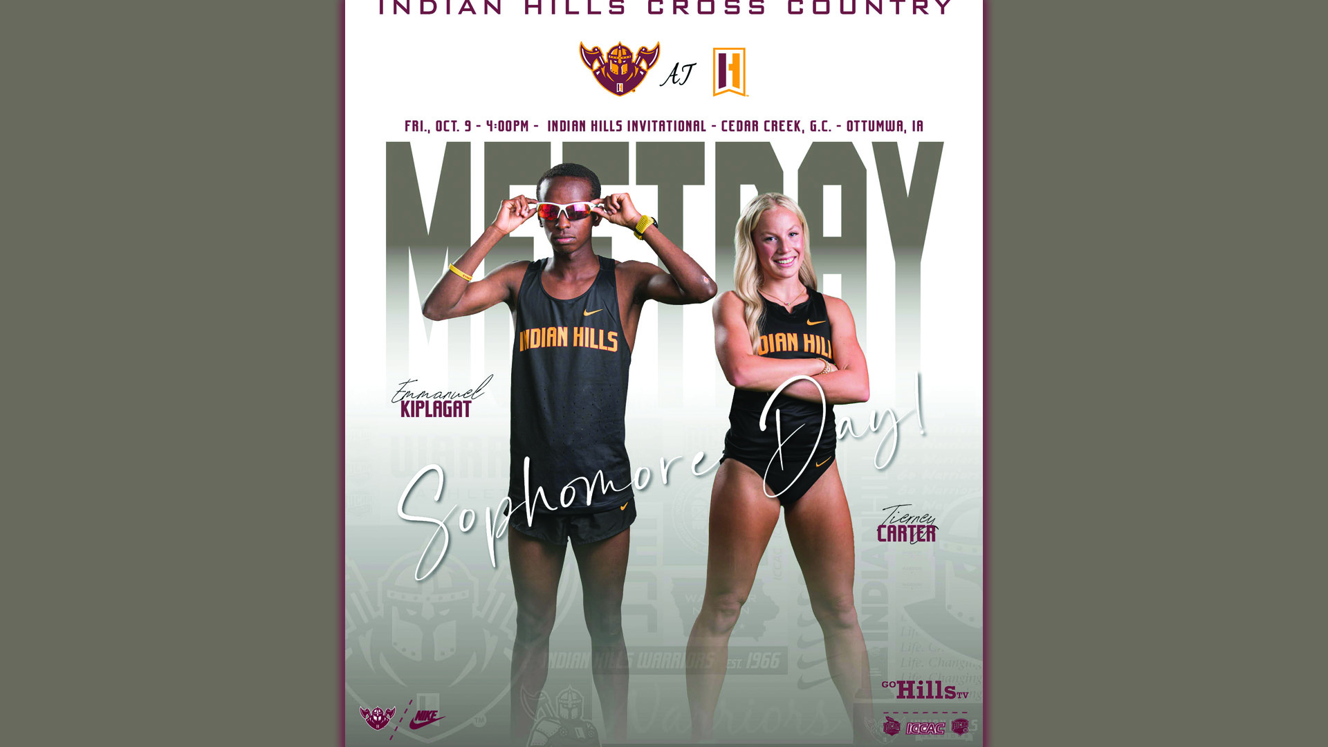 IHCC Cross Country @ Ottumwa, IA Highlights 10-9-26