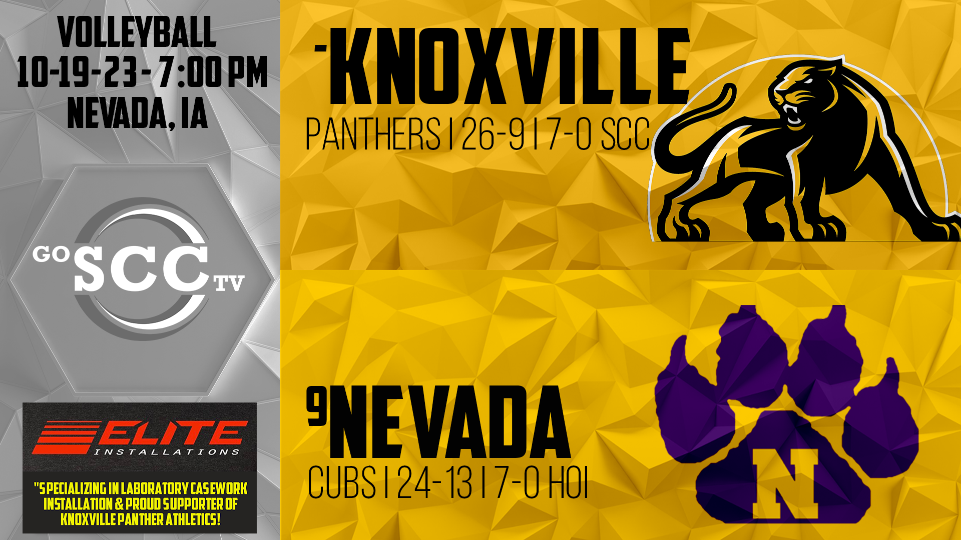 Knoxville Volleyball @ Nevada 10-19-23