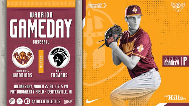 3-27-24 IHCC Baseball vs NIACC Game 2