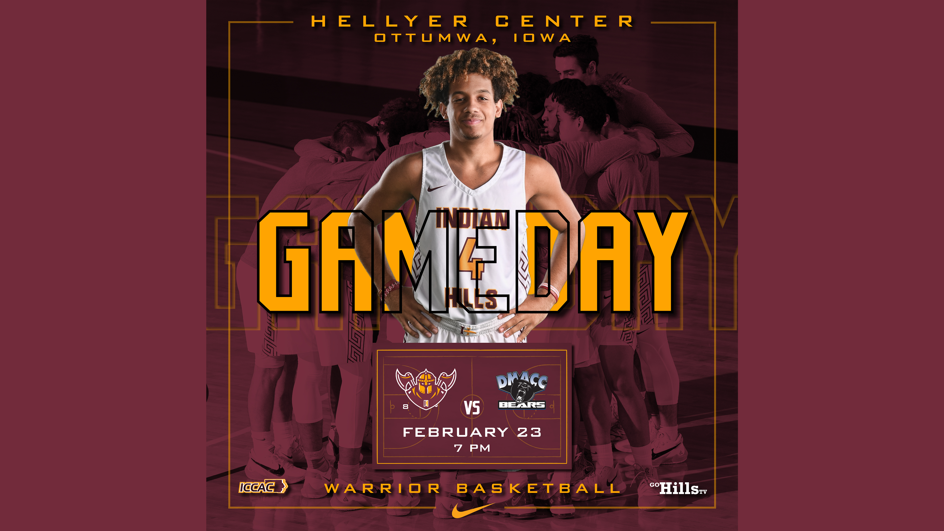 2-23-21 IHCC Men's Basketball vs DMACC