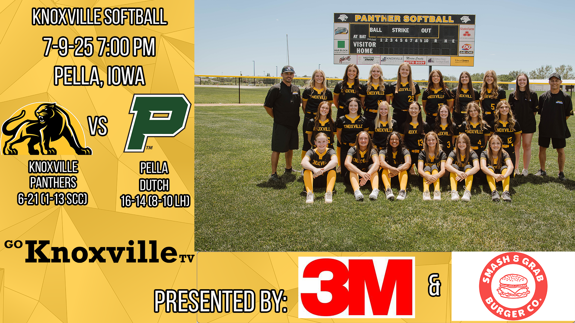 Knoxville at Pella Softball Post Season 7-9-26