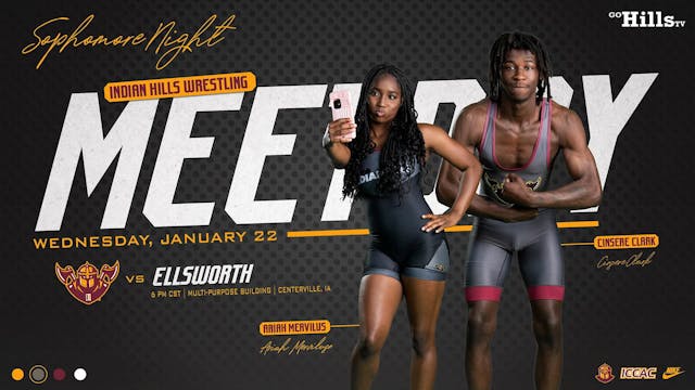 1-22-25 IHCC Women's Wrestling vs Ell...