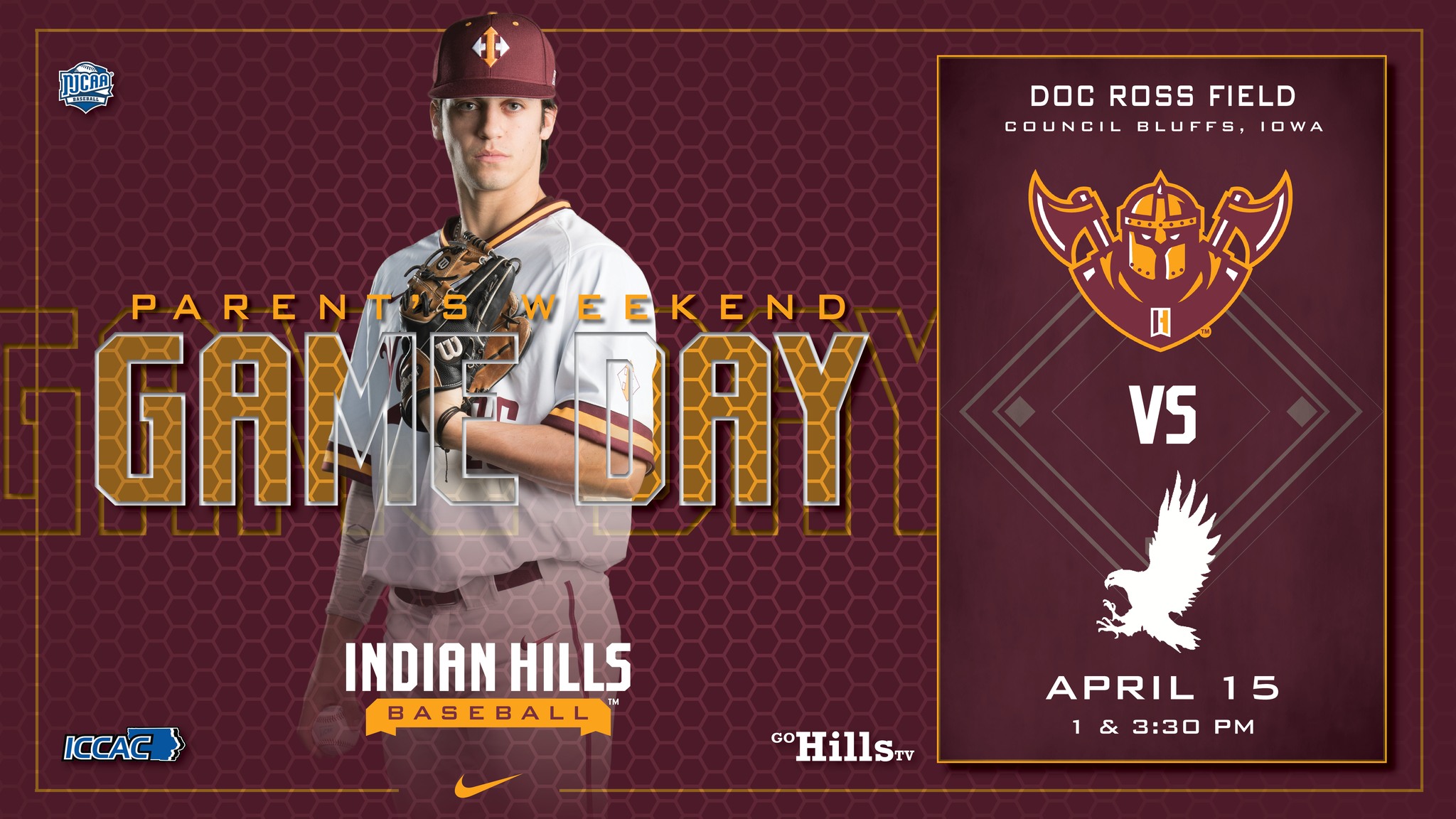 4-15-22 IHCC Baseball vs Kirkwood Game 1