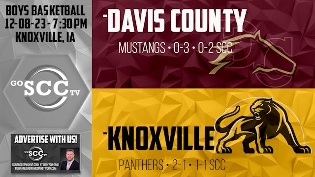 Knoxville Boys Basketball vs Davis Co...