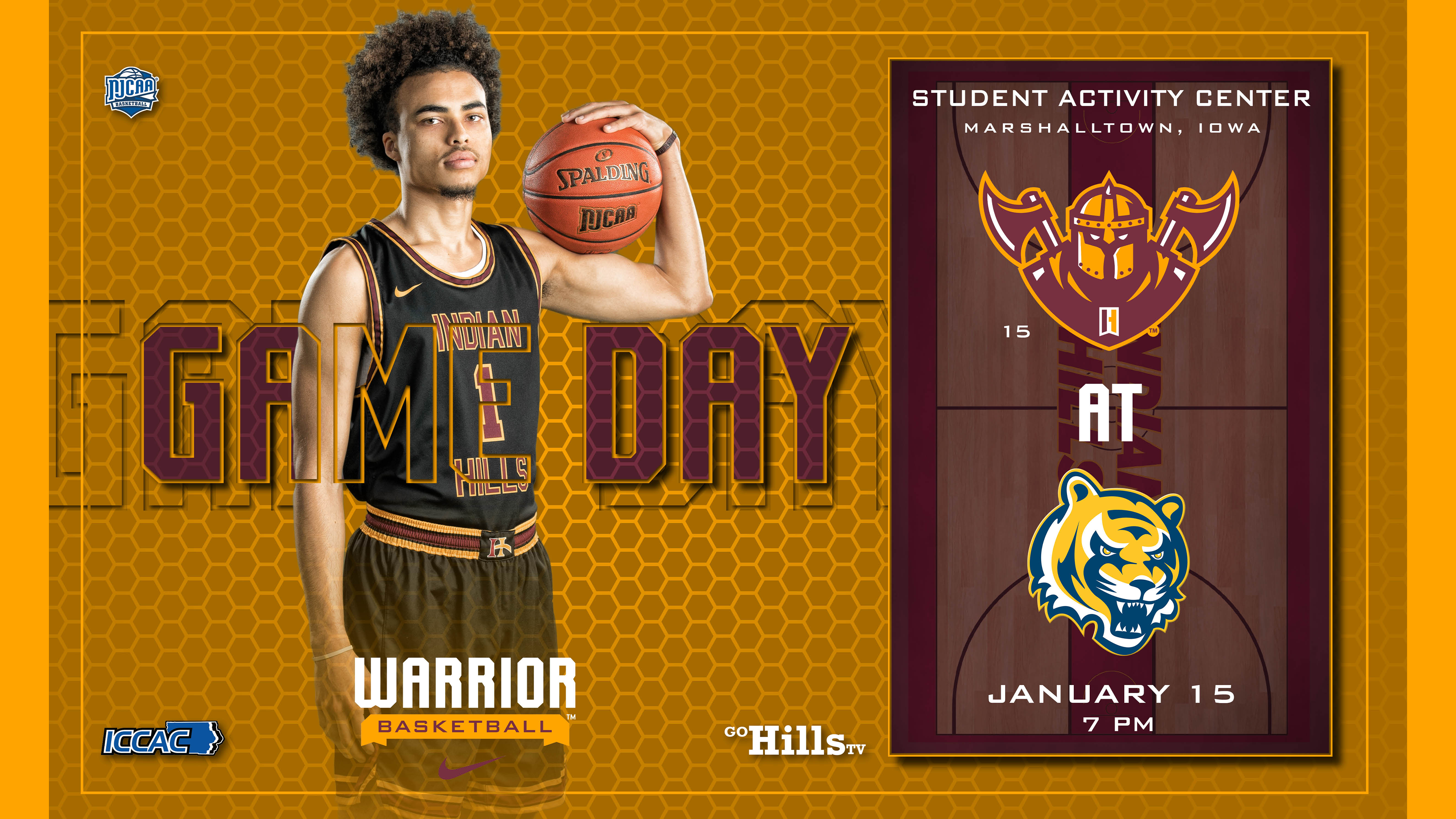 1-15-22 IHCC Men's Basketball @ Marshalltown