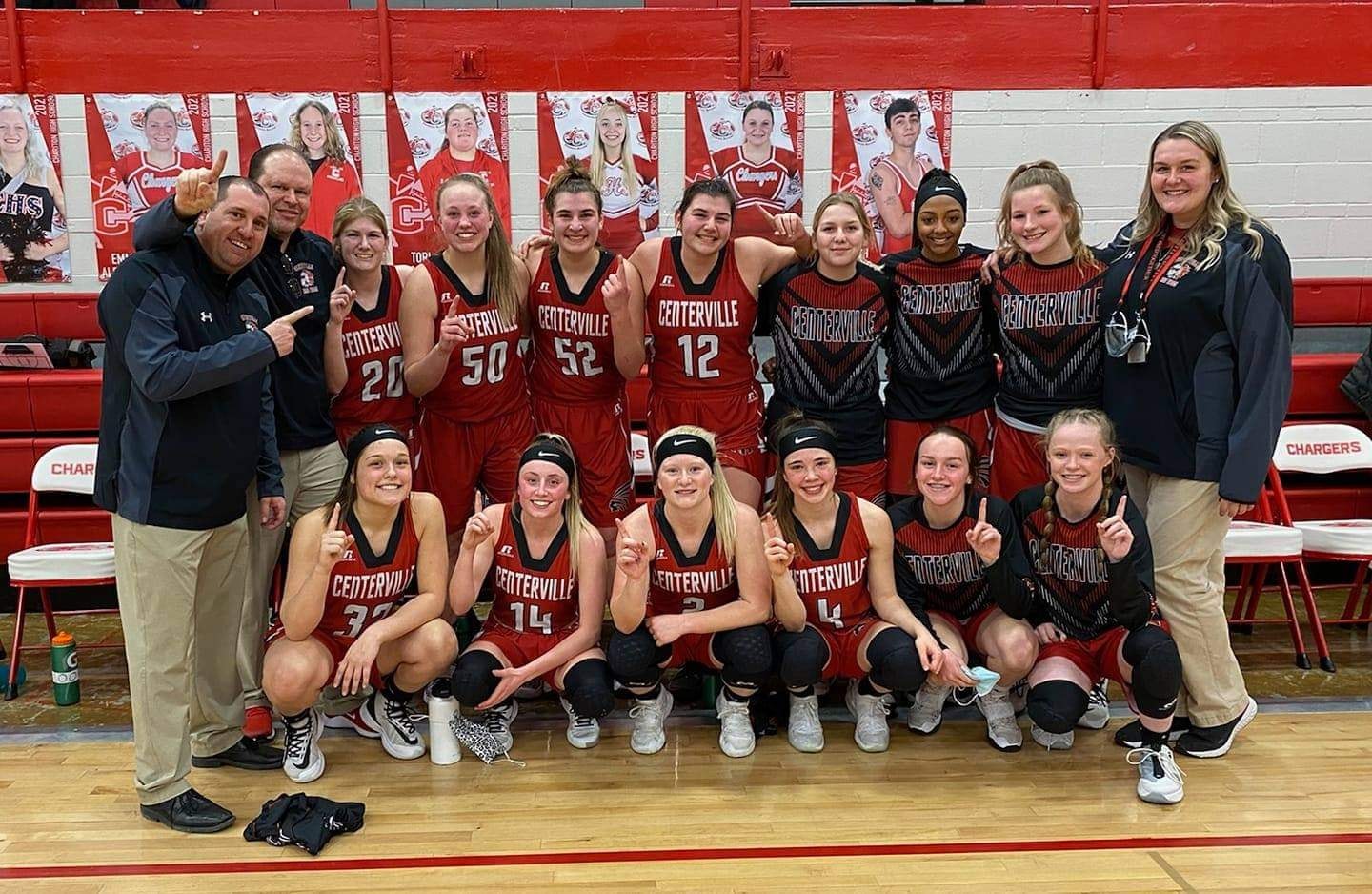Centerville Girls Basketball win First Ever Conference Title