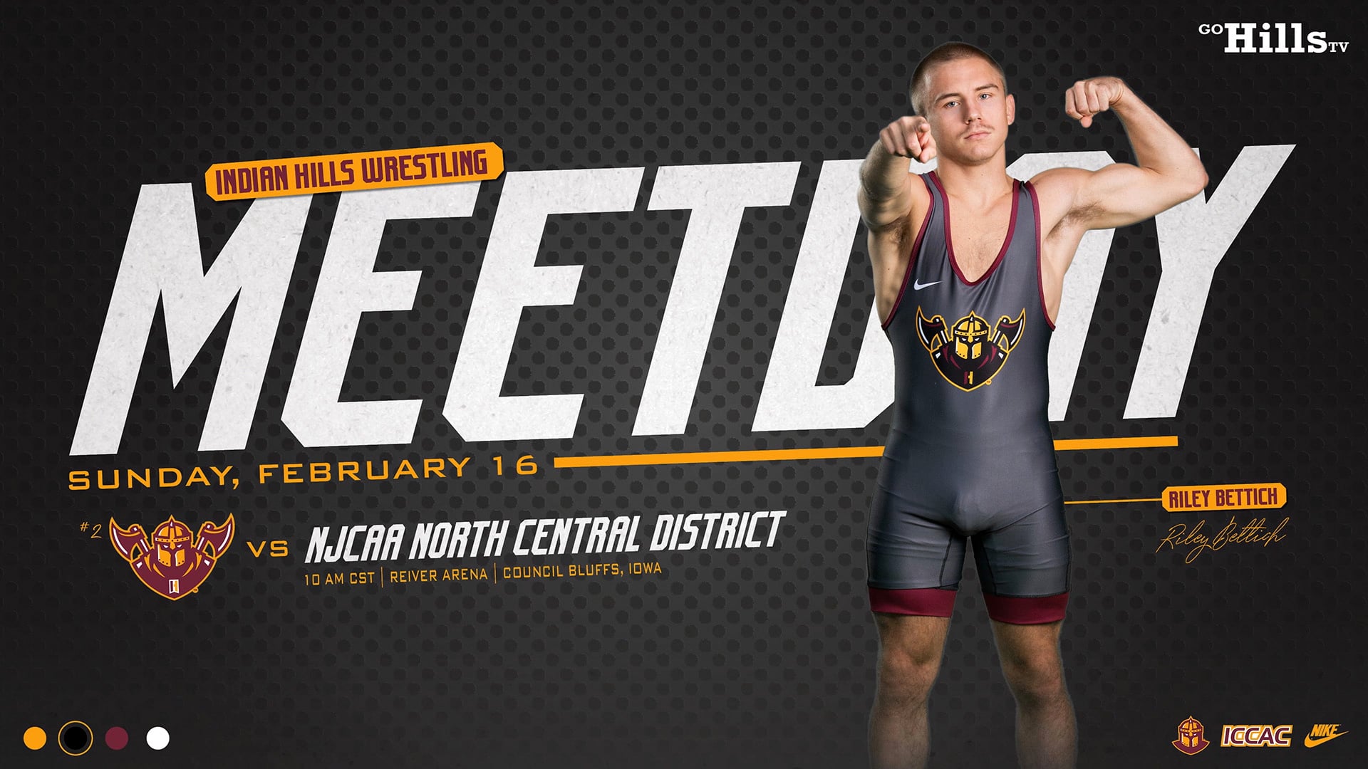 2-16-25 NJCAA Men's Wrestling North Central District Championship