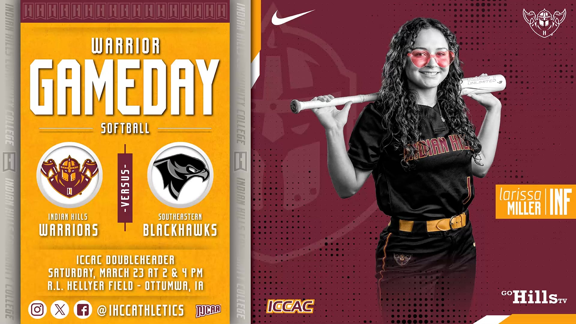 3-23-24 IHCC Softball vs Southeastern Game 1