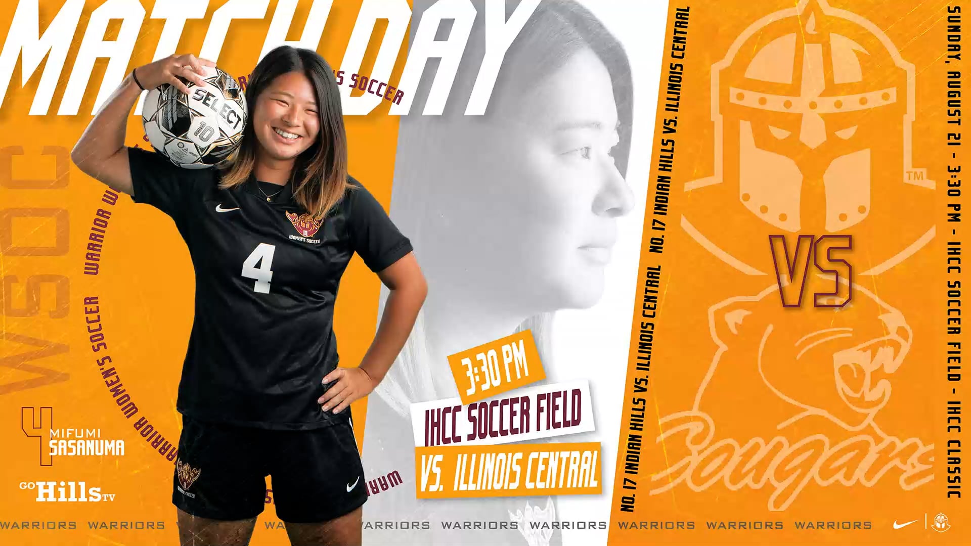 8-21-22 IHCC Women's Soccer vs Illinois Central