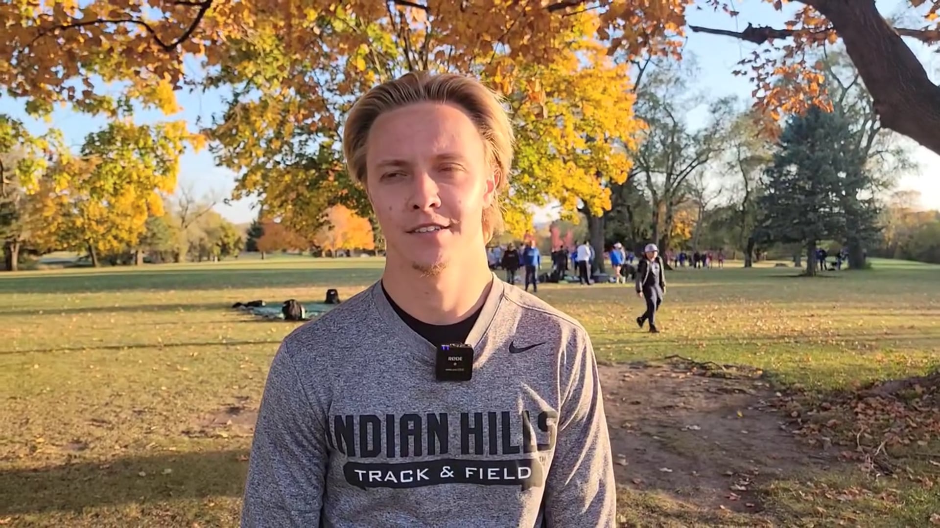 NJCAA Region XI Championship 10-25-24 IHCC XC Interview with Cayde de Waal