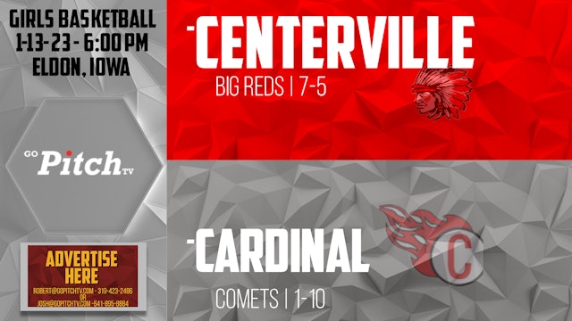 Centerville Girls Basketball at Cardinal 1-13-23 - Part 2