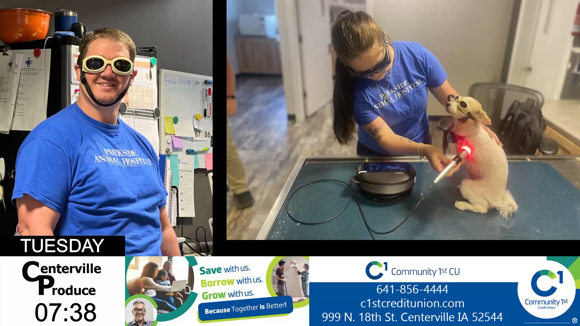 Dr White of Parkside Animal Hospital on Lasers