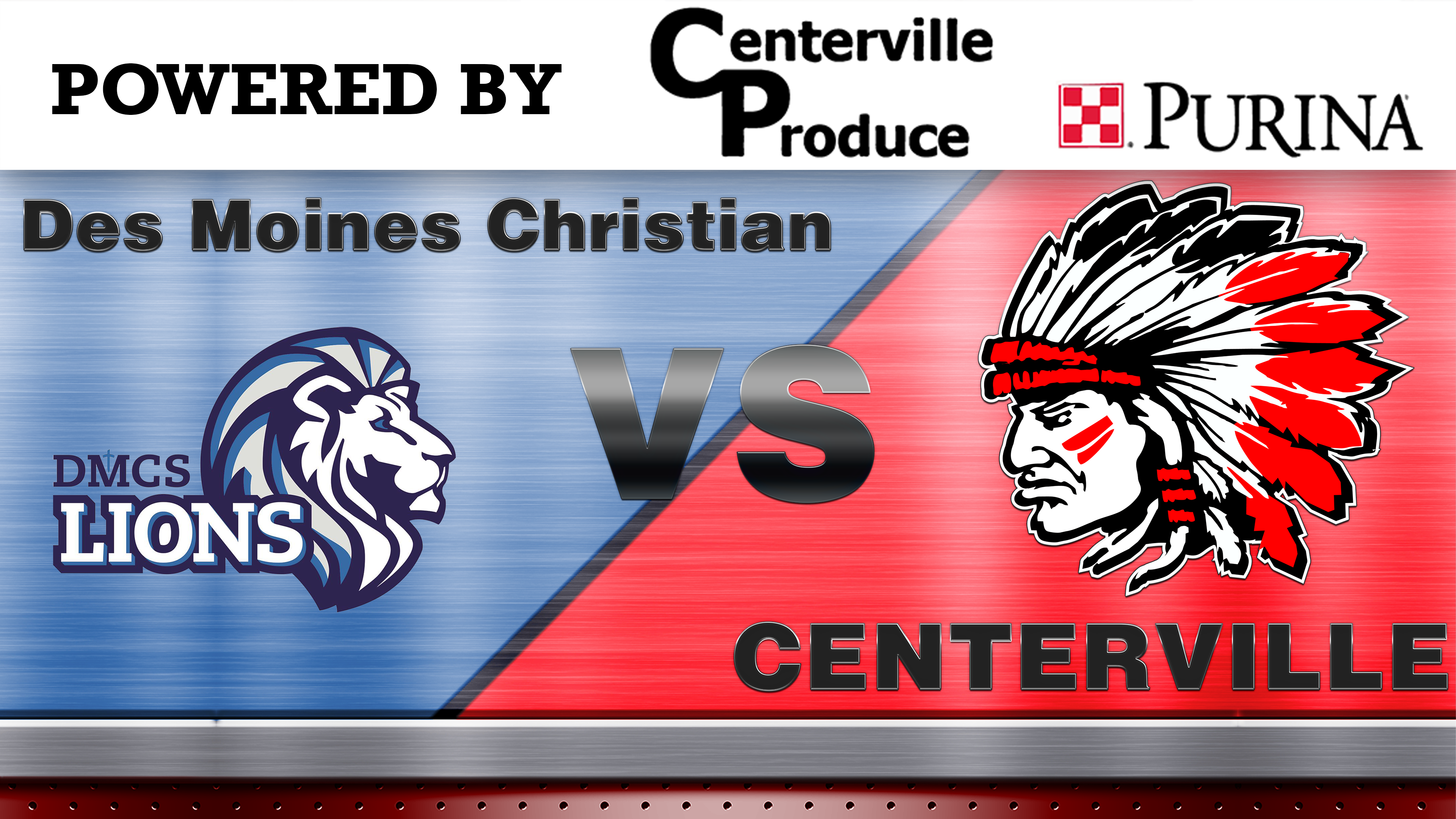 Centerville Girls Basketball vs Des Moines Christian 2-19-20 Post Season